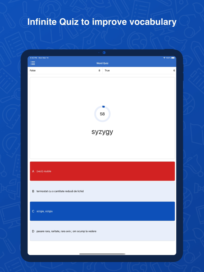 Romanian Dictionary Translatr