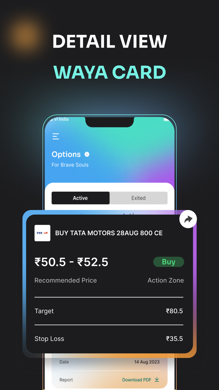 Waya - Only for Option Traders