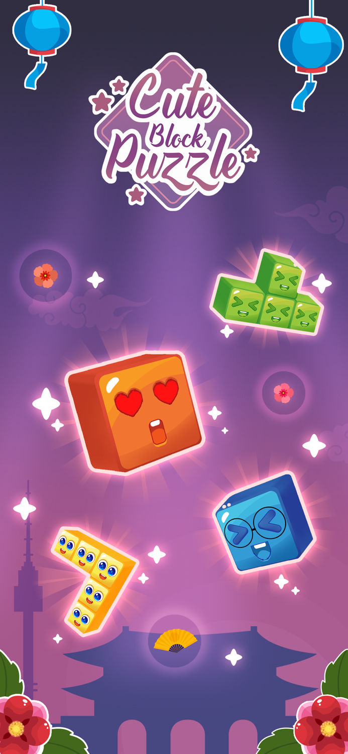 Cute Block Puzzle Kawaii Game