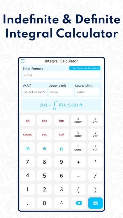 Integral Calculator with Steps by Asad Ahsan