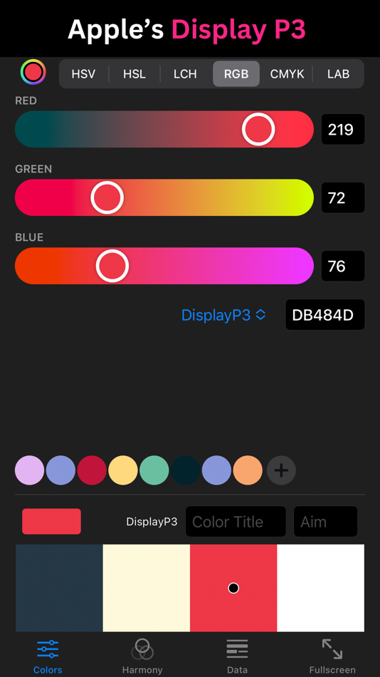 #2. KolorHub: Color Palette Studio (iOS) By: Hayk Ghazaryan