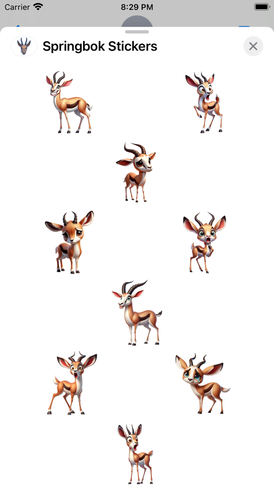 #1. Springbok Stickers (iOS) 게시자: Paul Scott