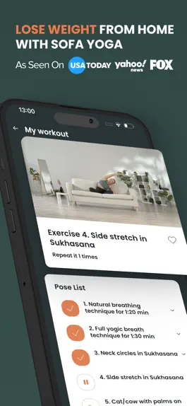Game screenshot Sofa Yoga: Easy Weight Loss mod apk