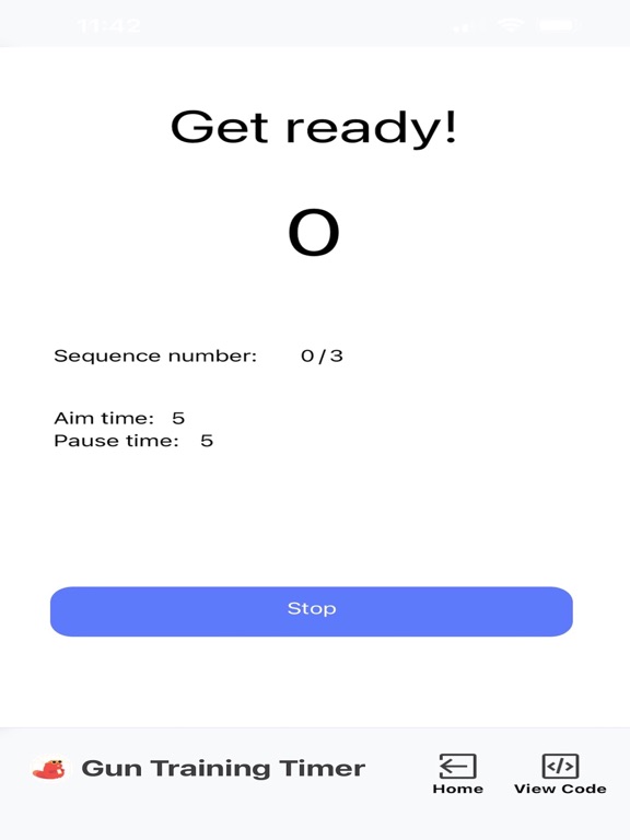 Screenshot #4 pour Gun Training Timer