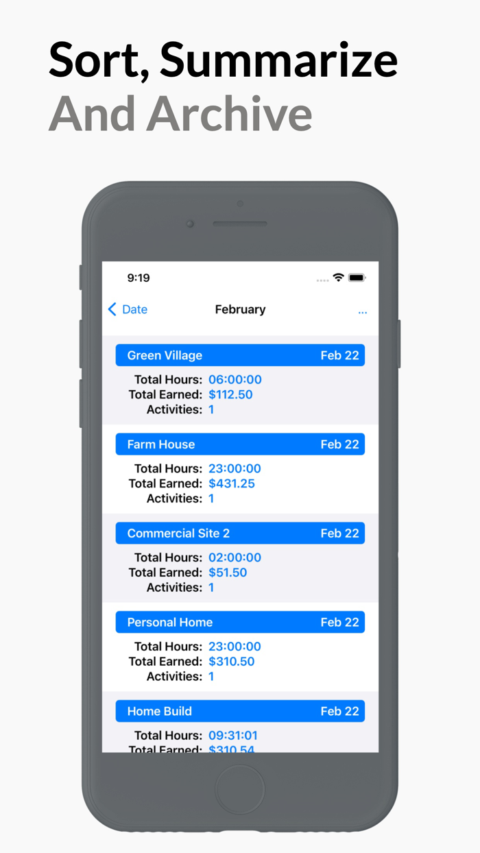 Timesheet and Activity Log