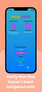 easyHash screenshot #3 for iPhone