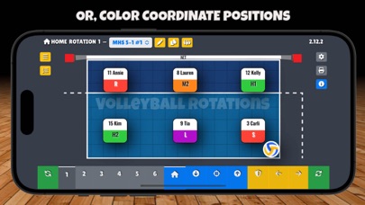 Volleyball Rotations Screenshot