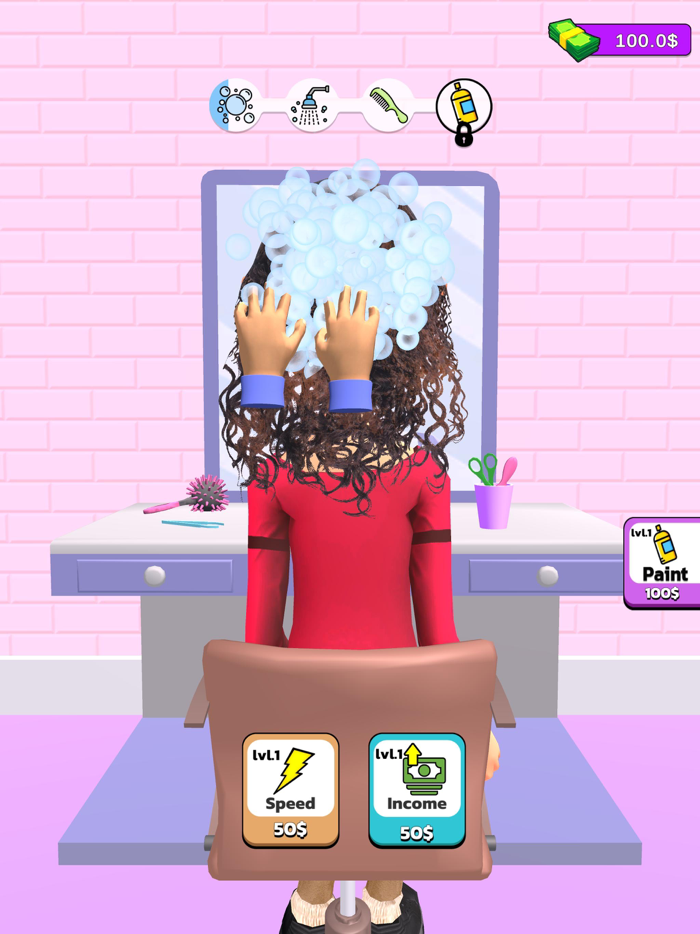 Hair Salon Idle Clicker Game