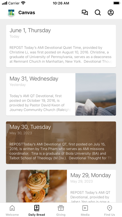 Canvas City Church Screenshot