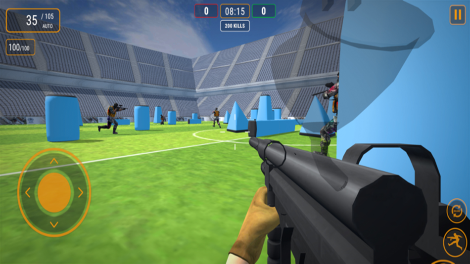 #4. Paintball Battle Arena 3D (iOS) 由: THINKING SKILLS APPS, SOCIEDAD LIMITADA
