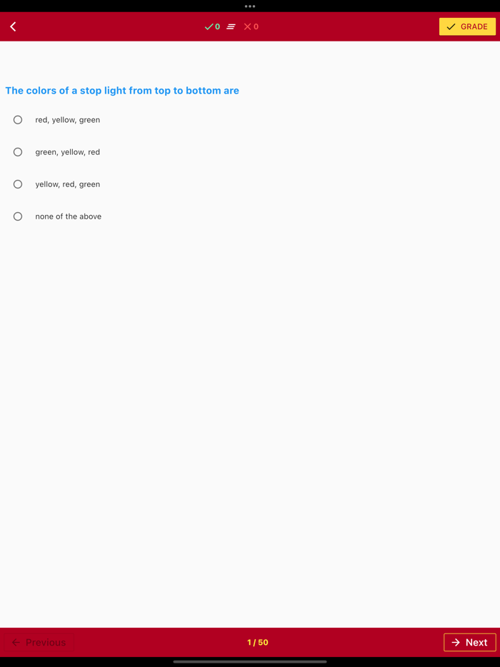 Minnesota Basic Driving Test