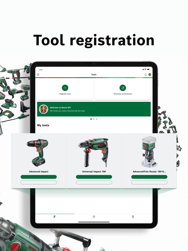 Bosch DIY: Guarantee & Deals on the App Store
