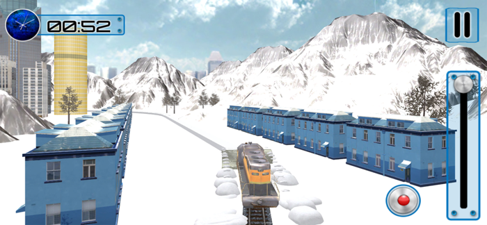 Snow Plowing Train Simulator