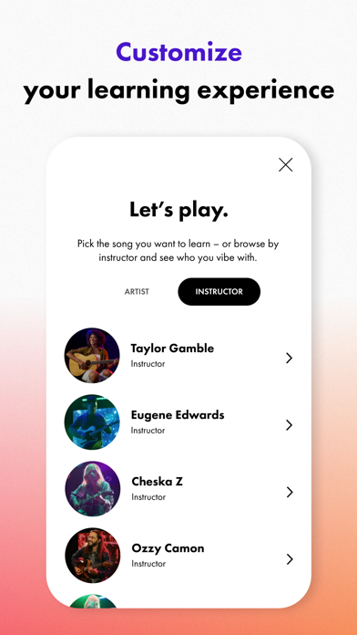 Fender Play: Songs & Lessons Screenshot