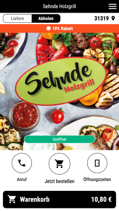 Sehnde Holzgrill Screenshot