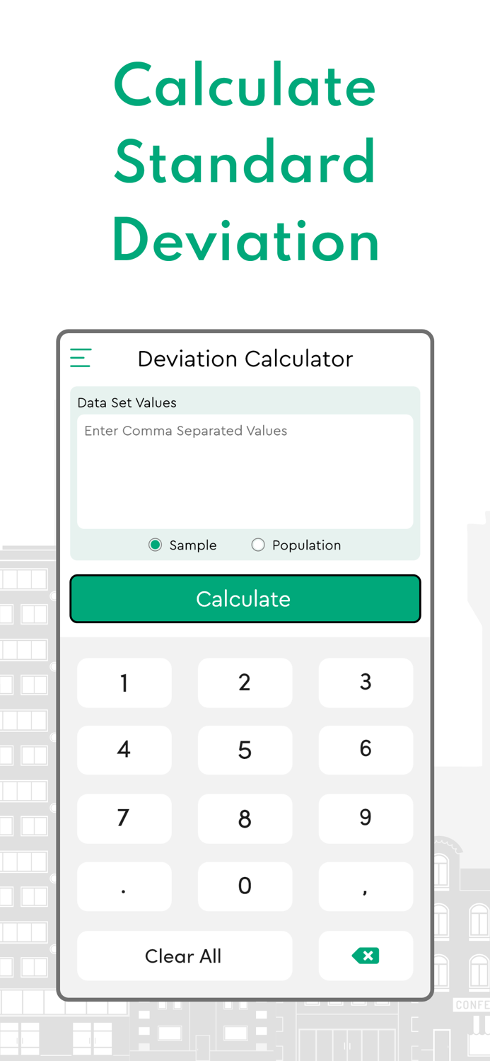 Calculate Standard Deviation
