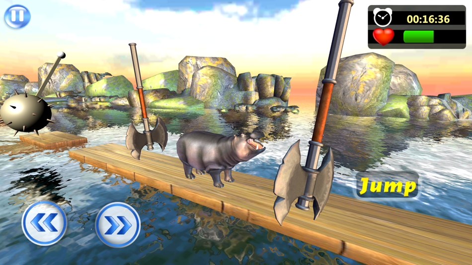 #4. Animal Water Run-Safari Splash (iOS) Por: Ali asif