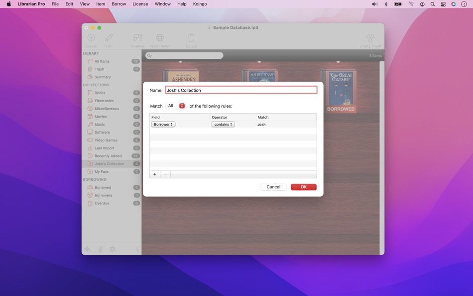 #5. Librarian Pro (macOS) Podle: Koingo Software, Inc.