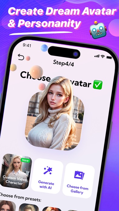 MeetAI：Chat with AI Girlfriend Screenshot