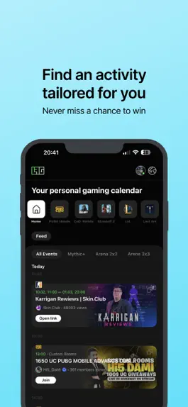 Game screenshot LFG - Your gaming calendar mod apk