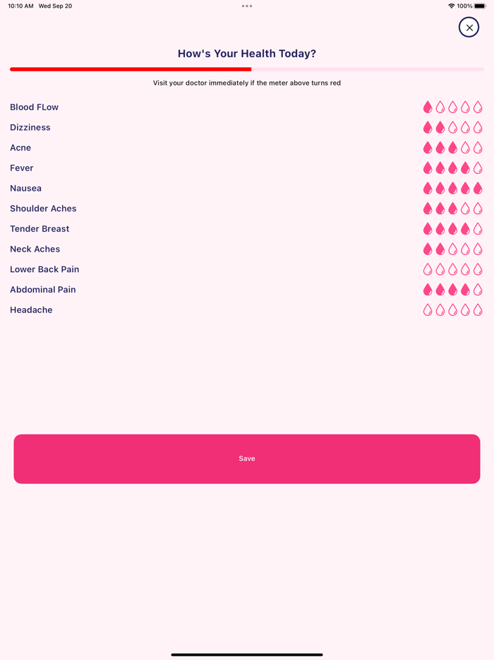 Chondo Womens Health Tracker