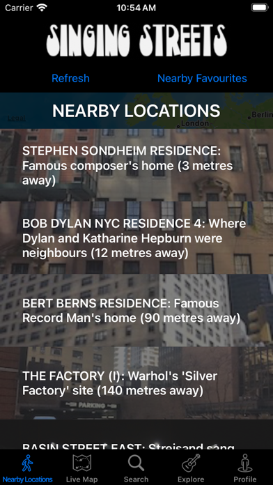 Singing Streets Screenshot