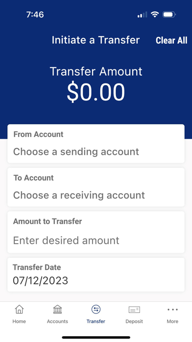 First American Bank CashTrac Screenshot