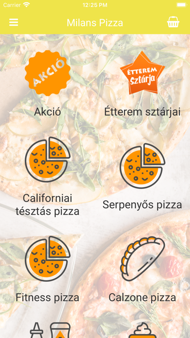 Milans Pizza Screenshot