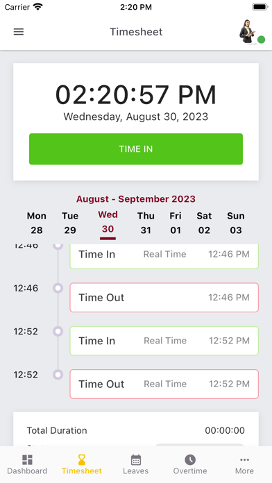 HRIS MSC Mobile Screenshot