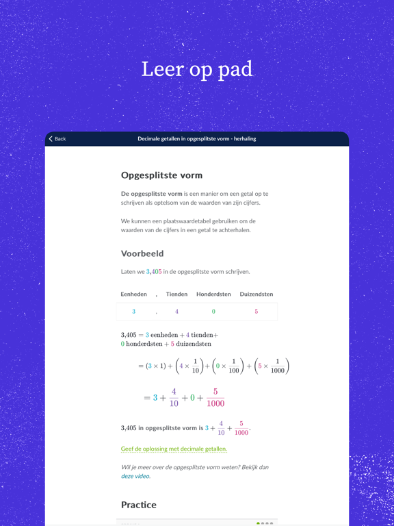 Khan Academy iPad app afbeelding 6