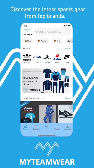 MyTeamwear screenshot 1