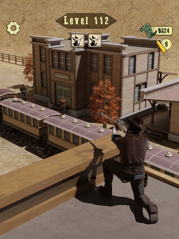 Wild West Sniper: Cowboy War screenshot 2