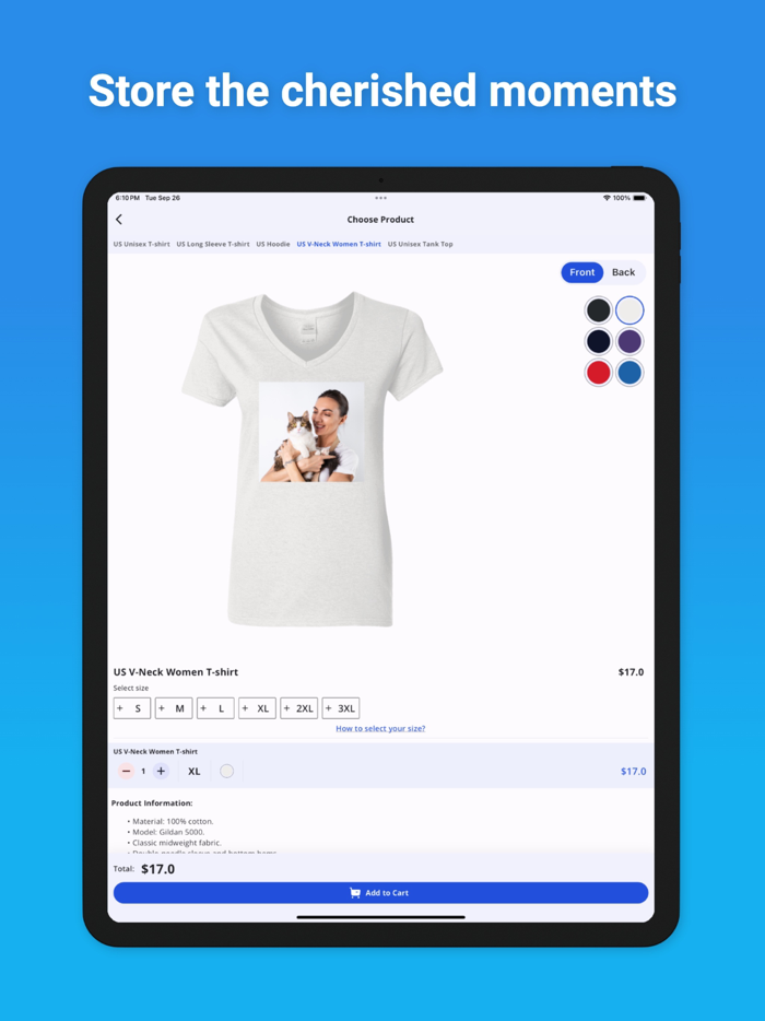 T-Shirt Up Designer and Order 