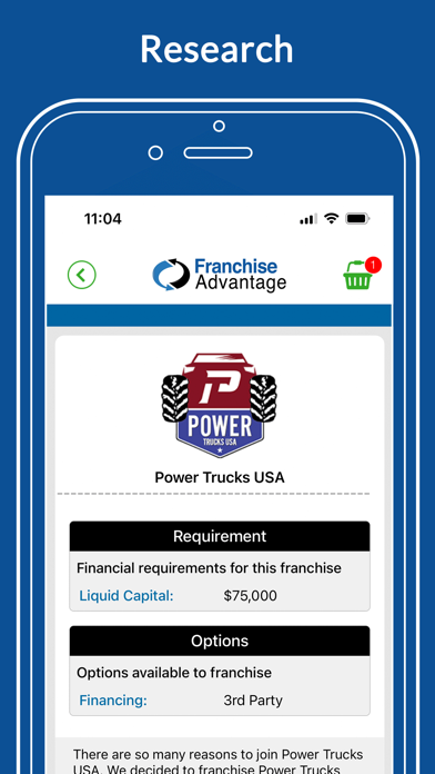 Franchise Advantage Screenshot