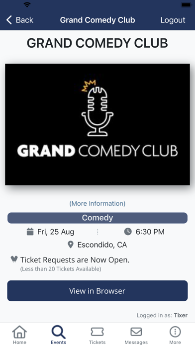 1st Tix Screenshot