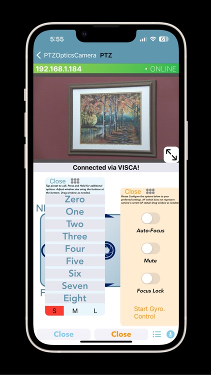 PTZControl Pro 2 by PTZOptics™ screenshot-9