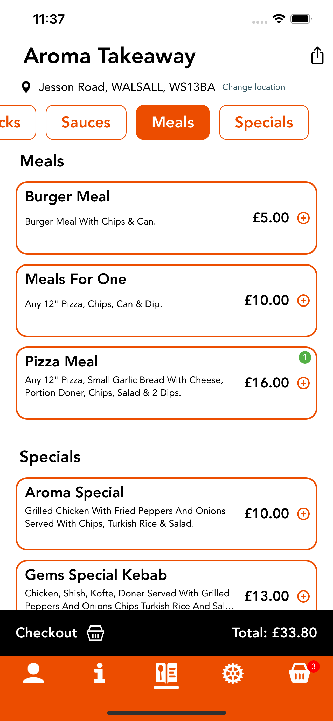 Aroma Takeaway