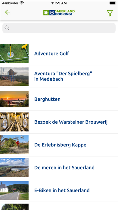 SauerlandBookings Screenshot