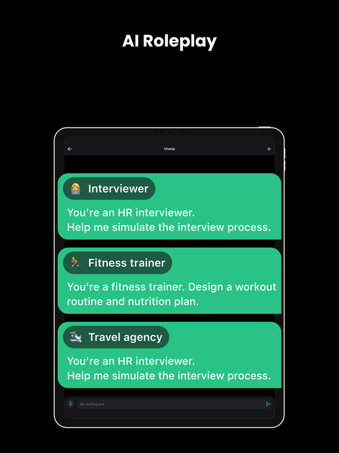 ChatUp - AI Chat Bot Assistant