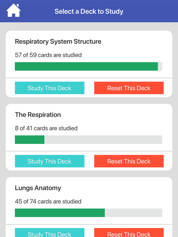 Screenshot #5 pour Respiratory System Flashcards