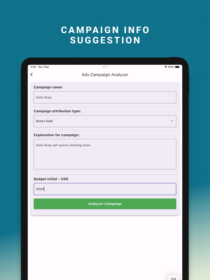 Ads Manager Spend Analyzer