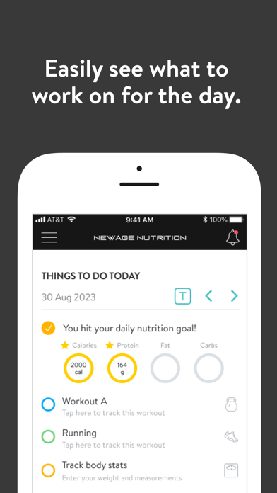 NewAge Fitness Screenshot