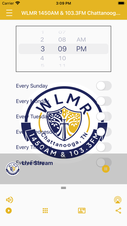 #5. WLMR AM1450 & FM103.3 Radio (iOS) 由: Wilkins Radio