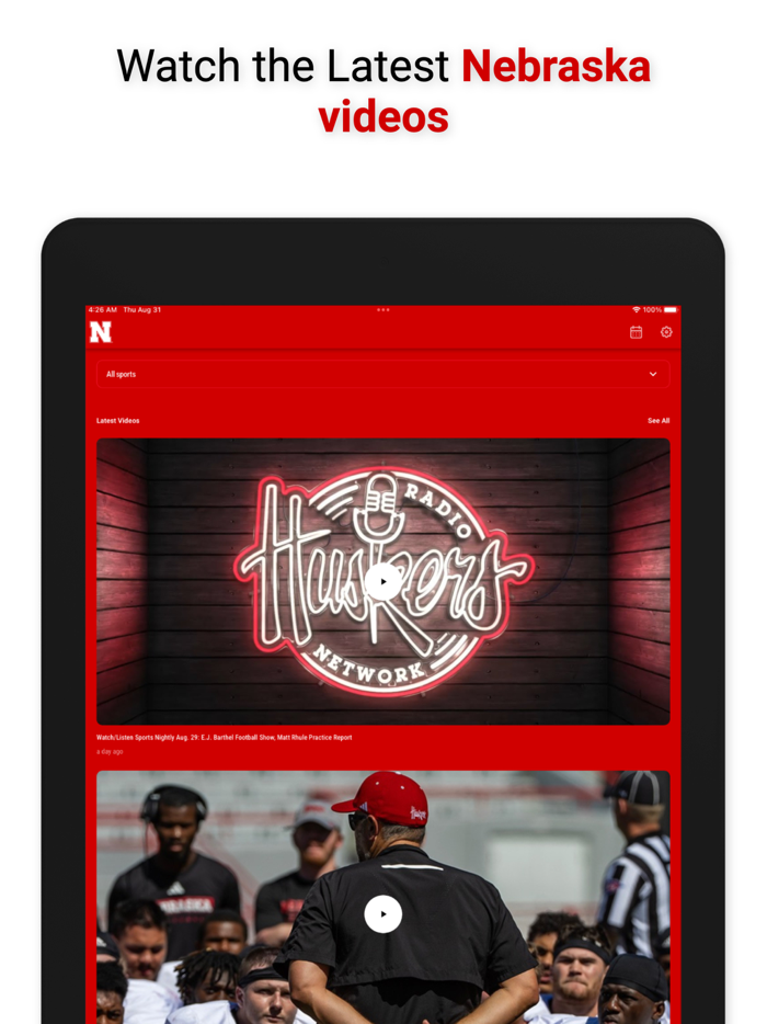 Official Nebraska Huskers