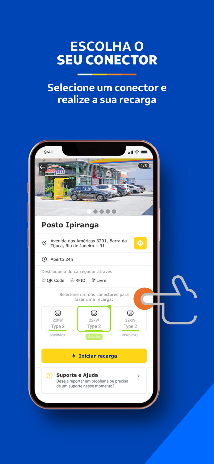 Recarga Elétrica Ipiranga