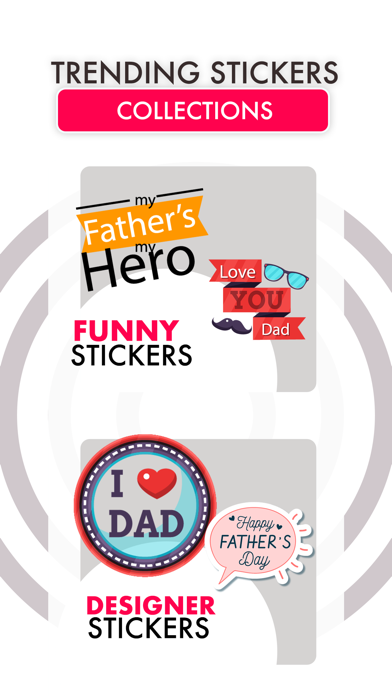 Funny Father's Day Stickers Screenshot