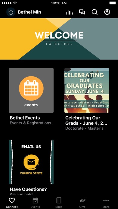 Bethel Ministries Inc. Screenshot