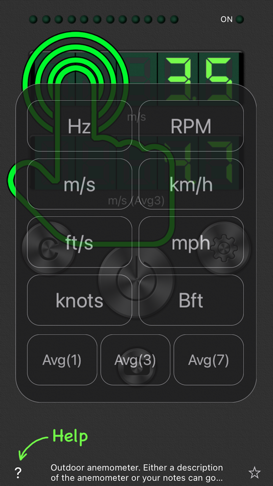 #2. DIY Anemometer (Wind Meter) (iOS) 由: Dmitriy Kharutskiy