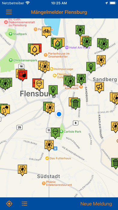 Mängelmelder Flensburg Screenshot