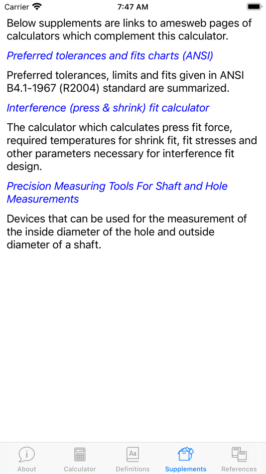 #3. Fit Tolerance ANSI (iOS) 由: Yasar Yucel Yesilbag